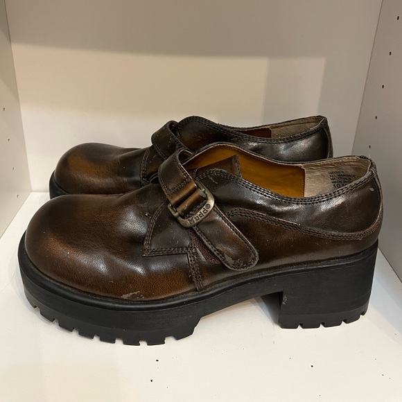 Mudd Shoes - Y2K Mudd Chunky Platform Brown Shoes Women’s size 10